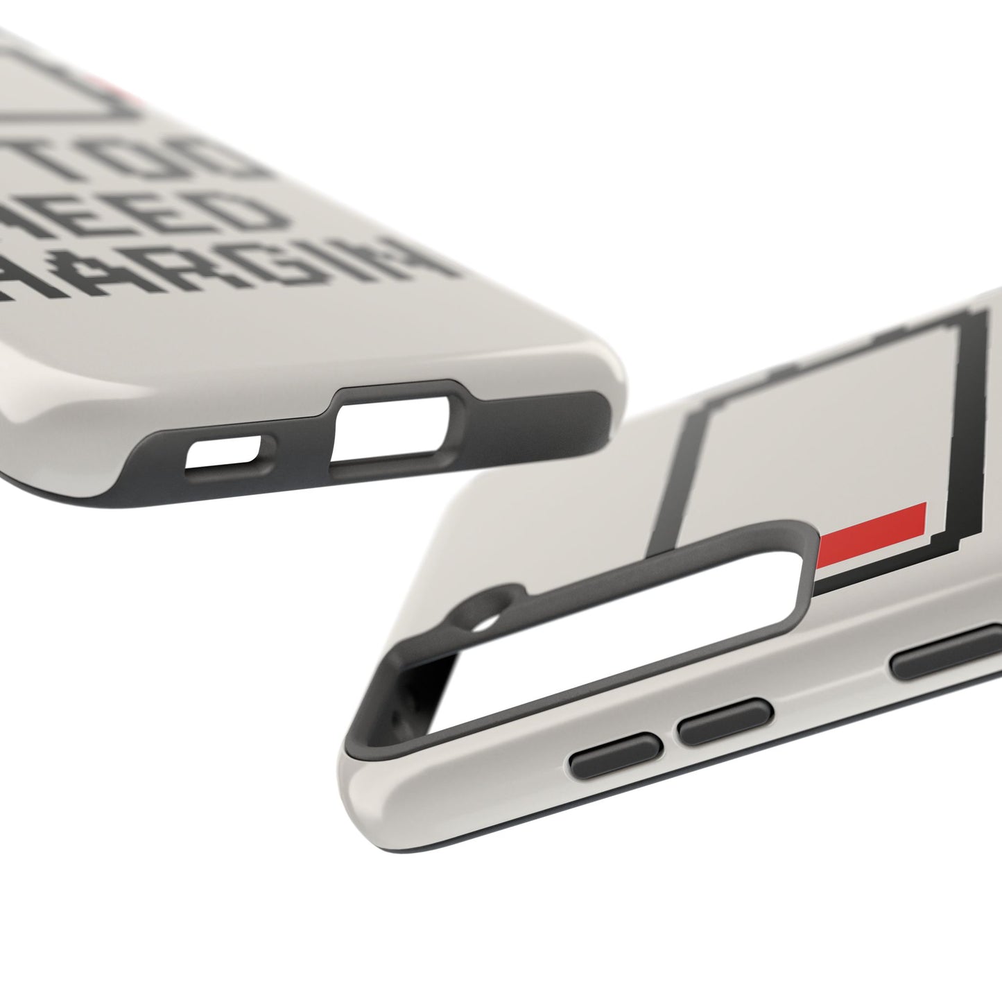 Funny Tough Phone Case - 'Me Too Need Charging'