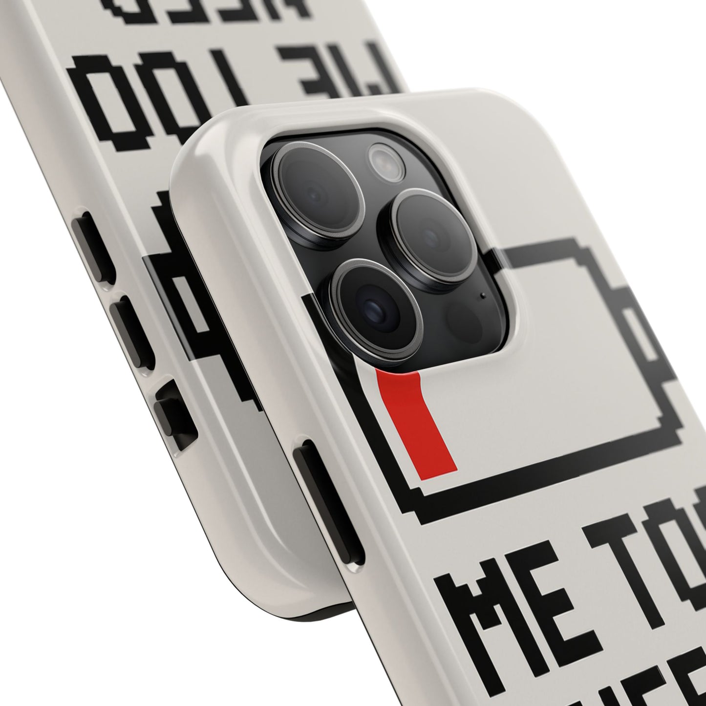 Funny Tough Phone Case - 'Me Too Need Charging'