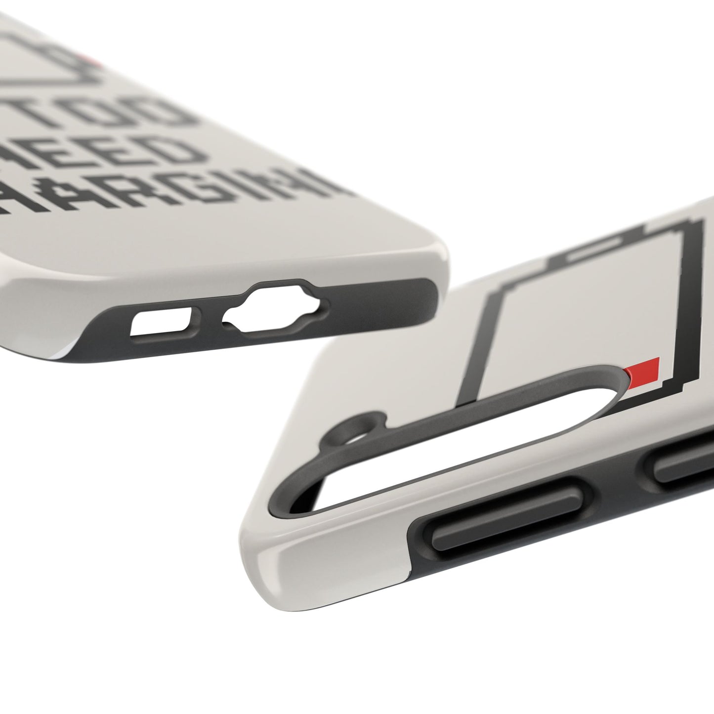 Funny Tough Phone Case - 'Me Too Need Charging'
