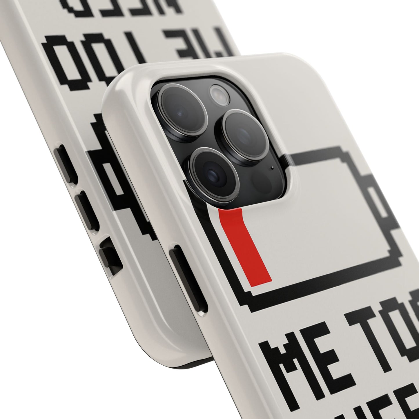 Funny Tough Phone Case - 'Me Too Need Charging'
